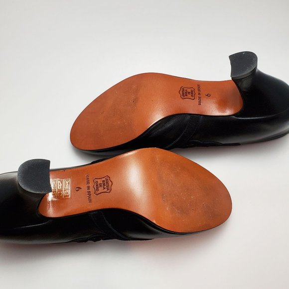 NIB Re-Mix Janet Black/Black Suede Shoes Size 6 - Picture 4 of 9